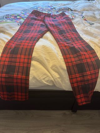 Pantalón cuadros invierno