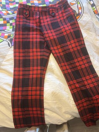 Pantalón cuadros invierno