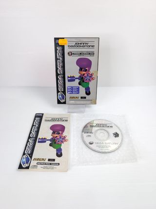 Johnny Bazookatone SEGA Saturn Completo Manuale