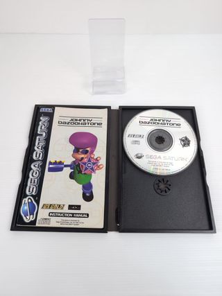 Johnny Bazookatone SEGA Saturn Completo Manuale