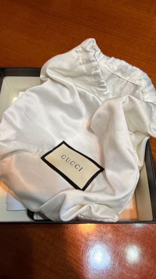 Cintura Gucci Pelle Nera Fibbia Argento