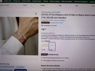 Lotus - Pulsera Acero Inoxidable Plateada - Hombre