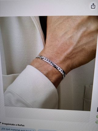 Lotus - Pulsera Acero Inoxidable Plateada - Hombre