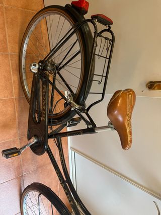 Bicicleta estilo retro con cambios