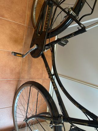 Bicicleta estilo retro con cambios