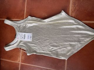 Body Metálico Zara Talla S