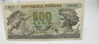 500 Lire Repubblica Italiana BB