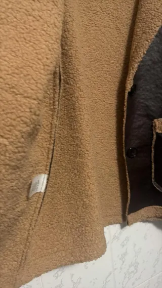 Pelliza Talla Única Marrón y Beige