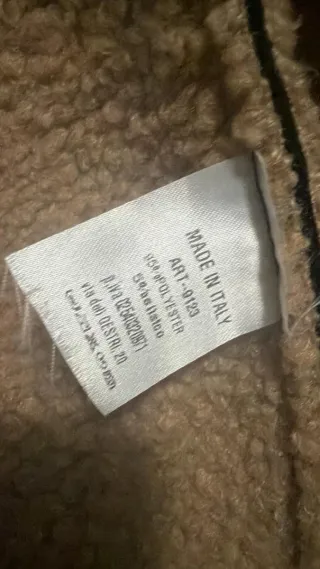 Pelliza Talla Única Marrón y Beige