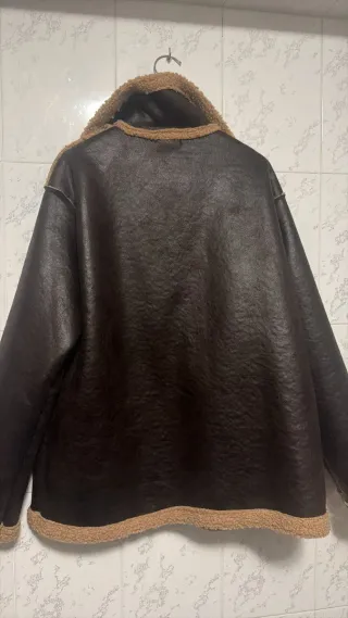 Pelliza Talla Única Marrón y Beige