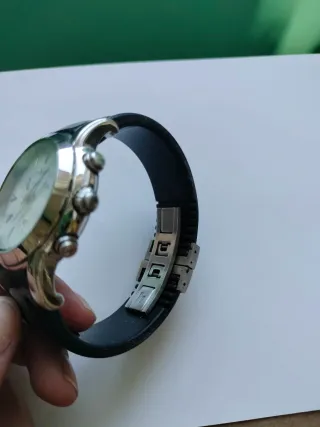 Reloj Paul Versan Plata y Negro