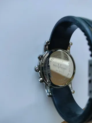 Reloj Paul Versan Plata y Negro