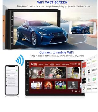 Radio Coche Android 7 2 DIN 1080P HD