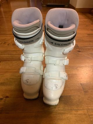 Botas de esquí Salomon blancas