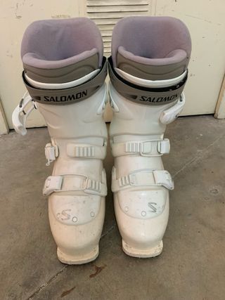 Botas de esquí Salomon blancas
