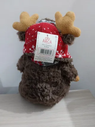 Peluche Orso Natalizio H 30 cm