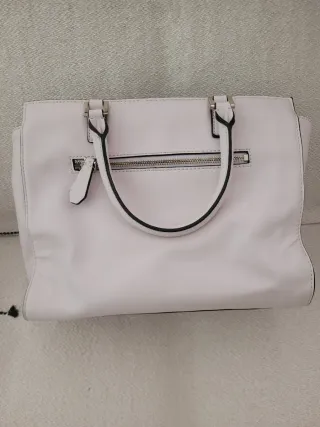 Borsa Guess bianco panna vintage