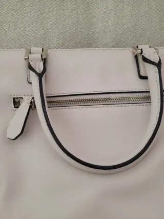 Borsa Guess bianco panna vintage