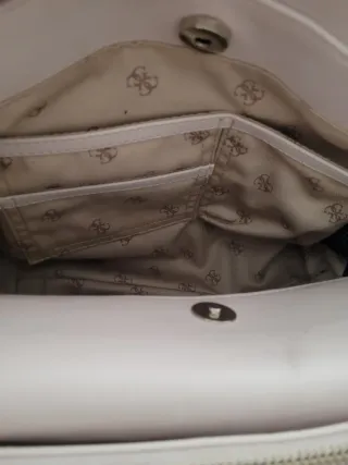 Borsa Guess bianco panna vintage