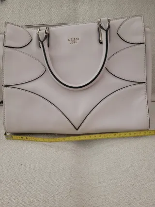 Borsa Guess bianco panna vintage
