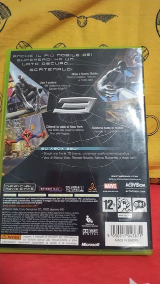 Spider-Man 3 Xbox 360