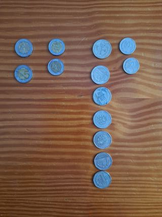 Monedas peruanas 22 soles