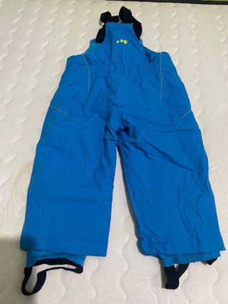 Pantalón de esquí azul con tirantes