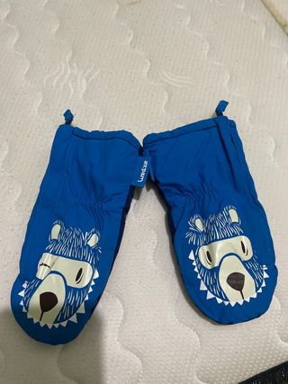 Pantalón de esquí azul con tirantes