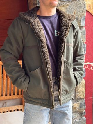 Chaqueta Volcom verde forrada