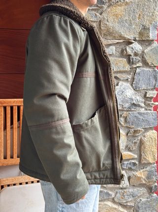 Chaqueta Volcom verde forrada