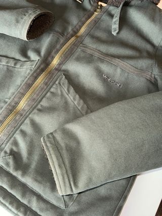 Chaqueta Volcom verde forrada