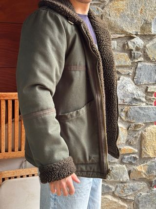 Chaqueta Volcom verde forrada