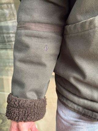 Chaqueta Volcom verde forrada