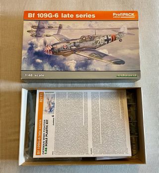 Maqueta Messerschmitt Bf109 G6 1/48 Eduard