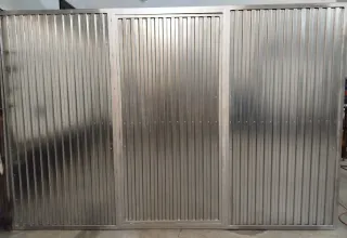 Se hacen portales de acero a medida