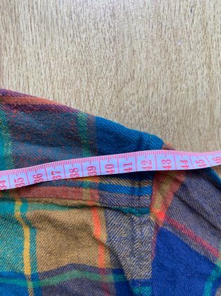 Camisa de cuadros multicolor