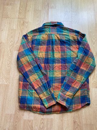 Camisa de cuadros multicolor