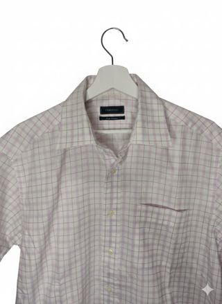 Camisa Cortefiel rosa cuadros