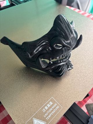 Máscara Oni Impresa 3D Negra