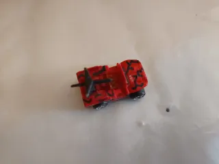 Micro Machines Jeep Militar Rojo Camuflaje