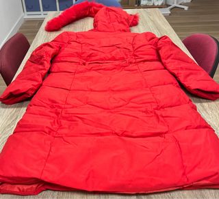 Abrigo Anorak Rojo Mujer Talla M