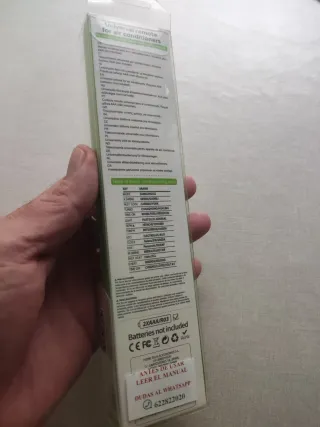 Mando Universal Aire Acondicionado A/A