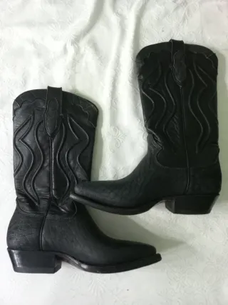 Stivali vintage Texani Cuadra Vera Pelle Tg 35