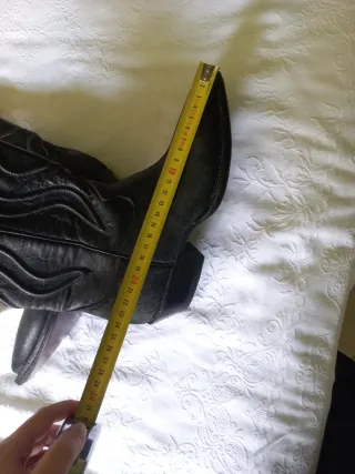 Stivali vintage Texani Cuadra Vera Pelle Tg 35