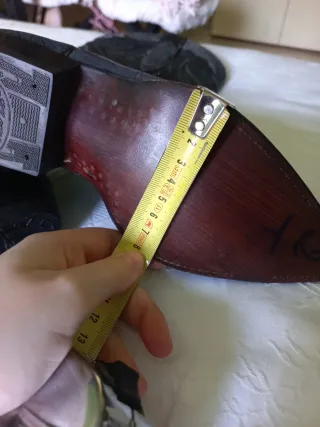 Stivali vintage Texani Cuadra Vera Pelle Tg 35