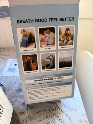 Humidificador Beige y Transparente