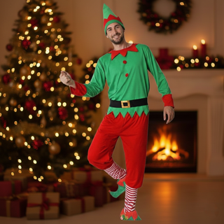 Disfraz Elfo Talla S - Traje Navidad Adulto