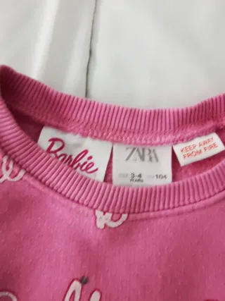 Jersey Zara Barbie Niña 3/4 Años