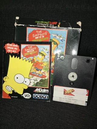 Disco Amstrad Simpsons Bart vs. Space Mutants