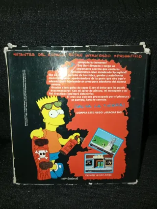 Disco Amstrad Simpsons Bart vs. Space Mutants